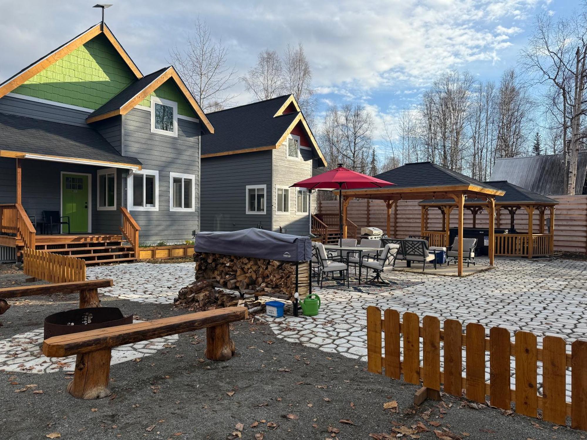 Talkeetna Log Cabin With Hot Tub Unit 2 Exteriér fotografie